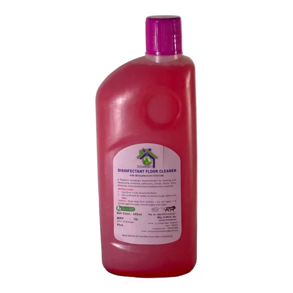 Domesky Disinfectant Surface & Floor Cleaner Liquid, 500 ml | Kills 99.9% Germs - Image 3